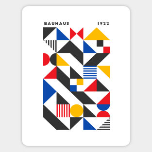 Bauhaus Exhibition 1922 Geometric Sticker